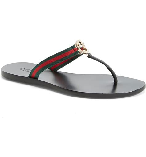 cheap white gucci flip flops|gucci slides nordstrom.